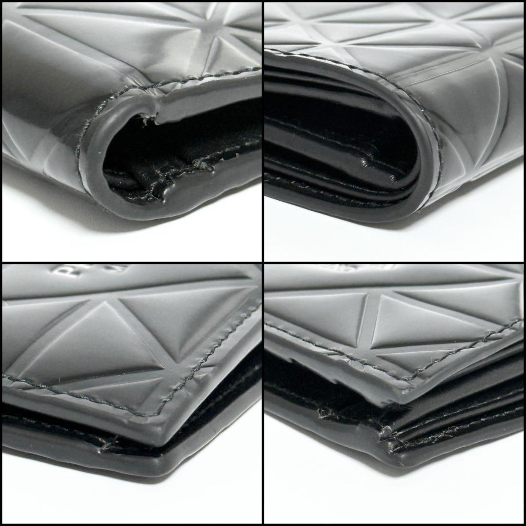 Prada Black Leather Wallet (Bi-Fold)