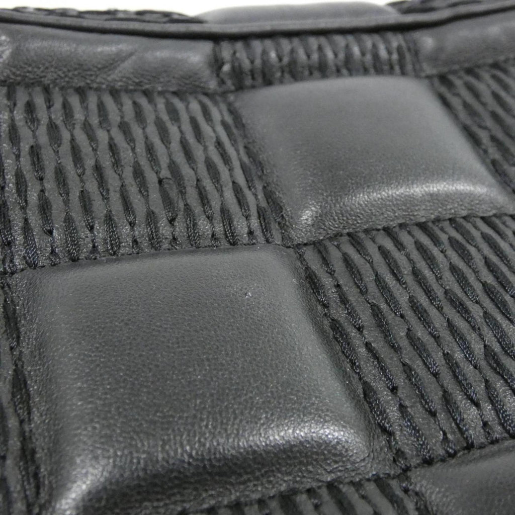 Louis Vuitton Black Leather Shoulder Bag