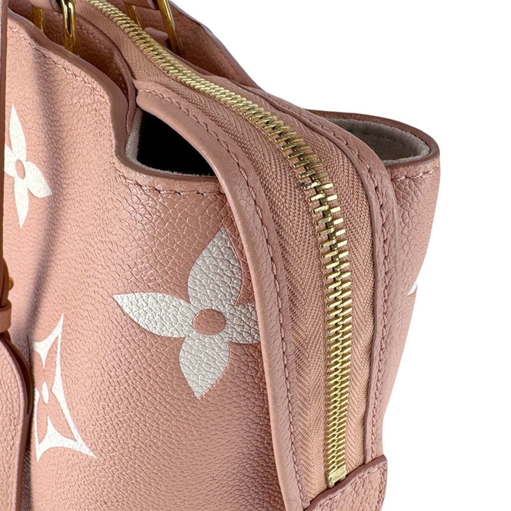Louis Vuitton Cream Pink Monogram Empreinte Handbag Shoulder Bag