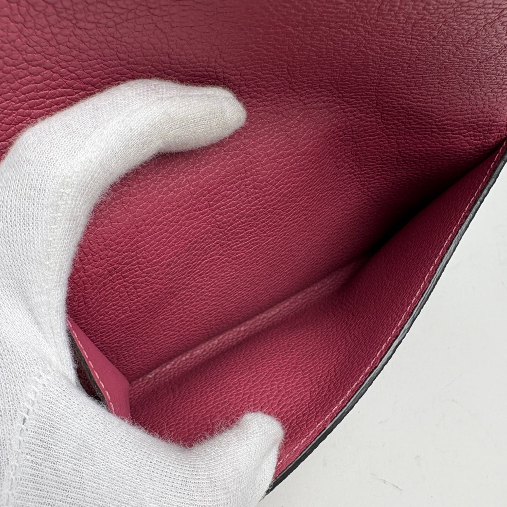 Louis Vuitton Brown Grape Pink Monogram Wallet (Tri-Fold)