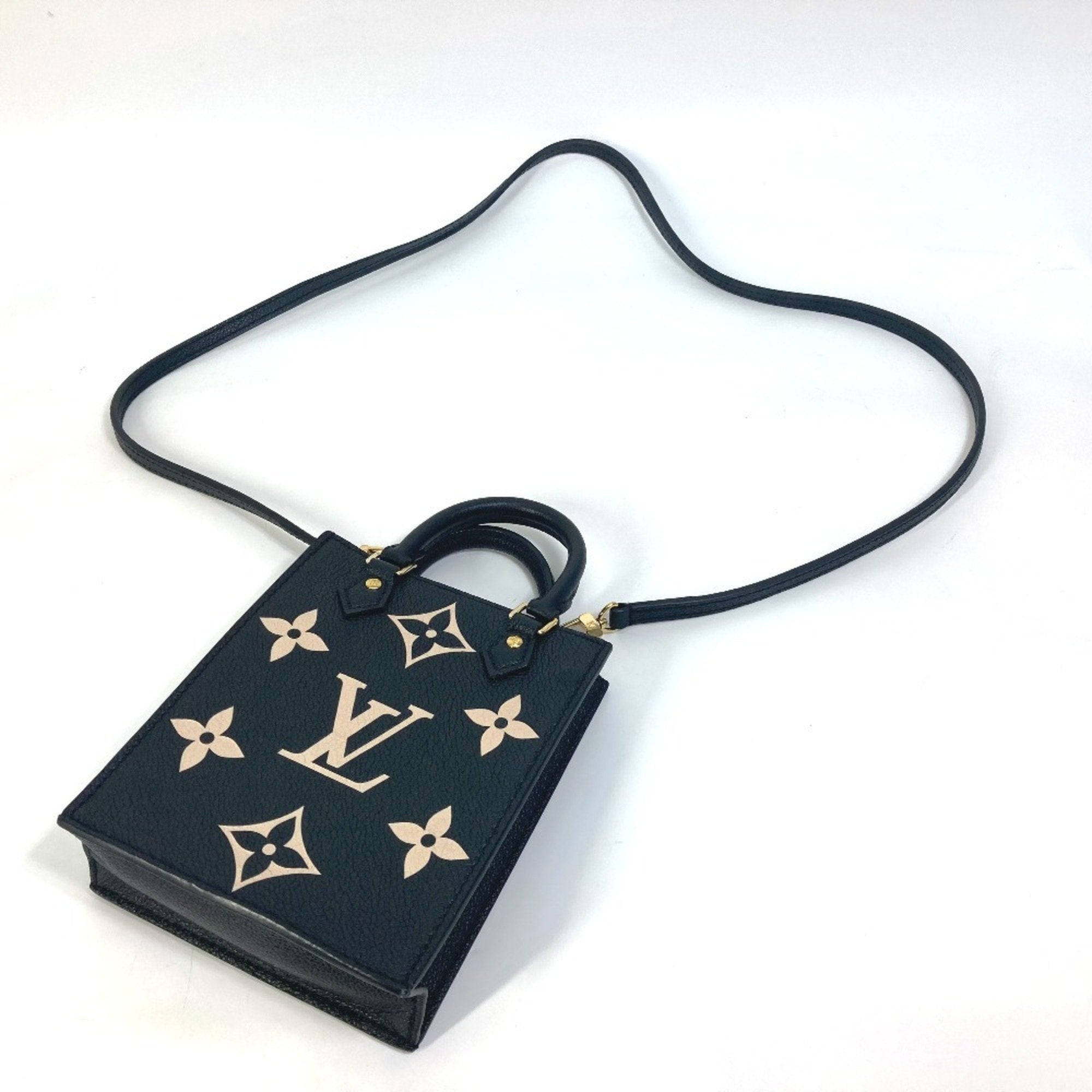 Louis Vuitton Black Monogram Empreinte Handbag Shoulder Bag