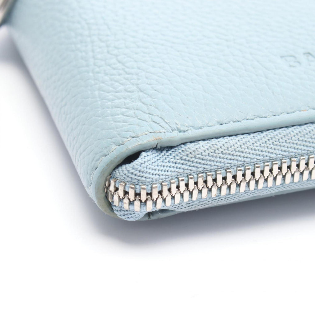 Balenciaga Blue Leather Wallet (Bi-Fold)