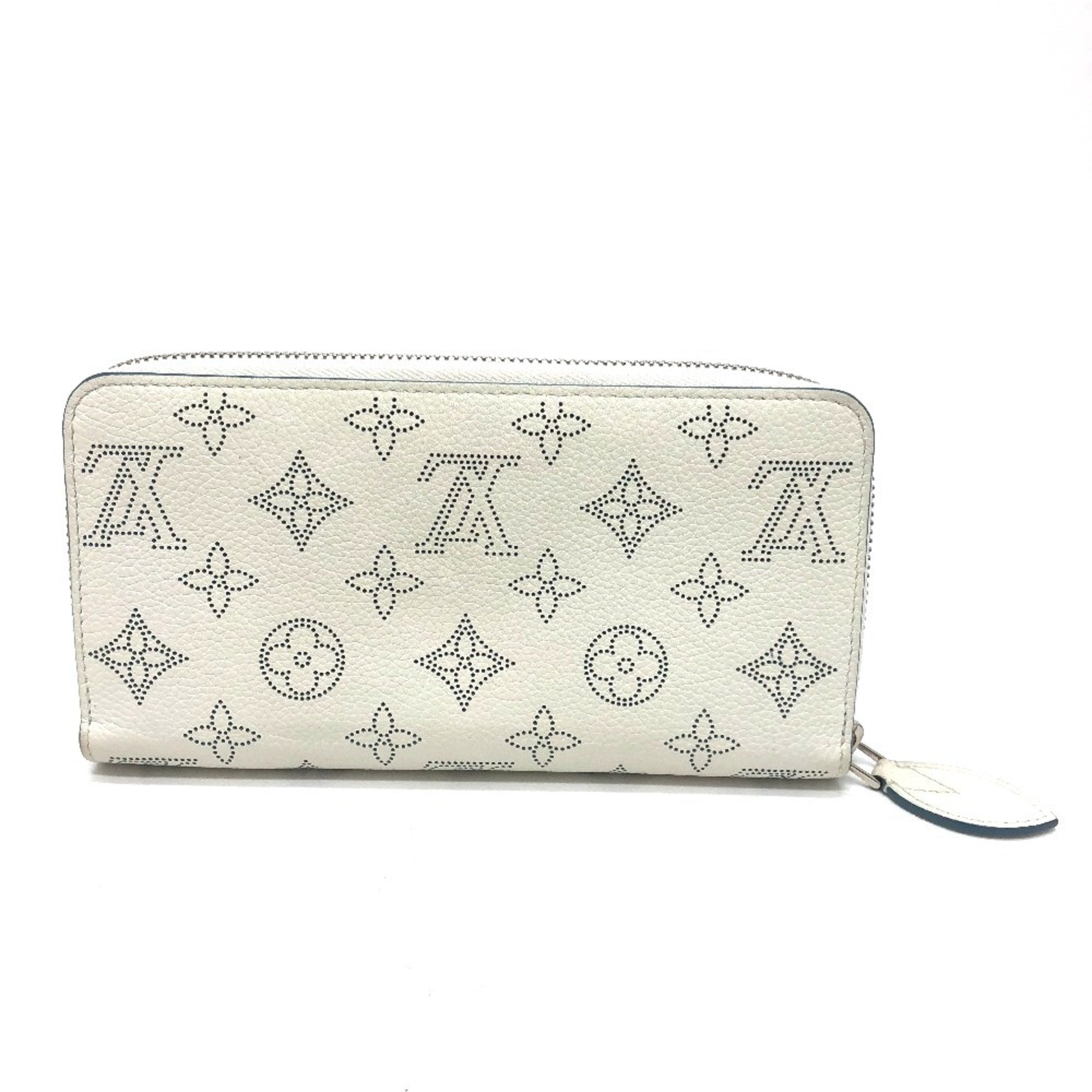 Louis Vuitton White Mahina Leather Long Wallet