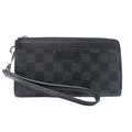 Louis Vuitton Black Damier Graphite Long Wallet