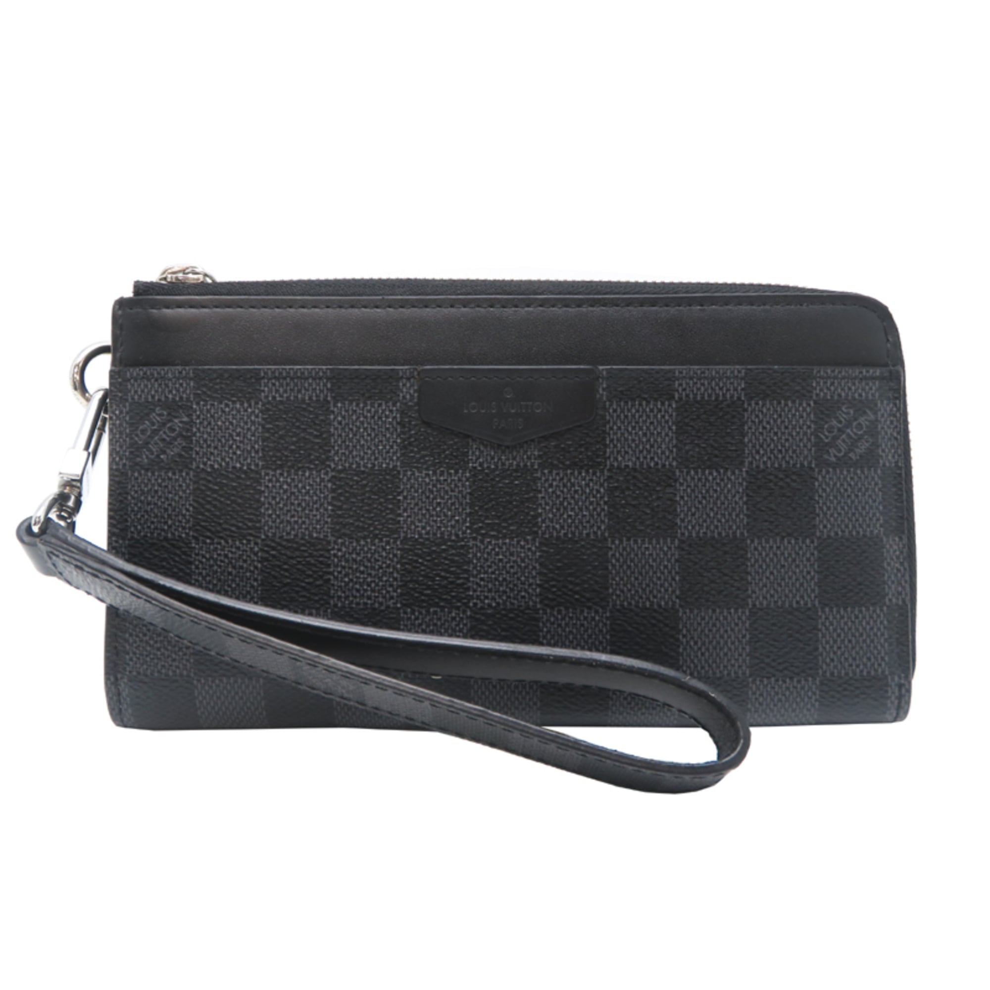 Louis Vuitton Black Damier Graphite Long Wallet