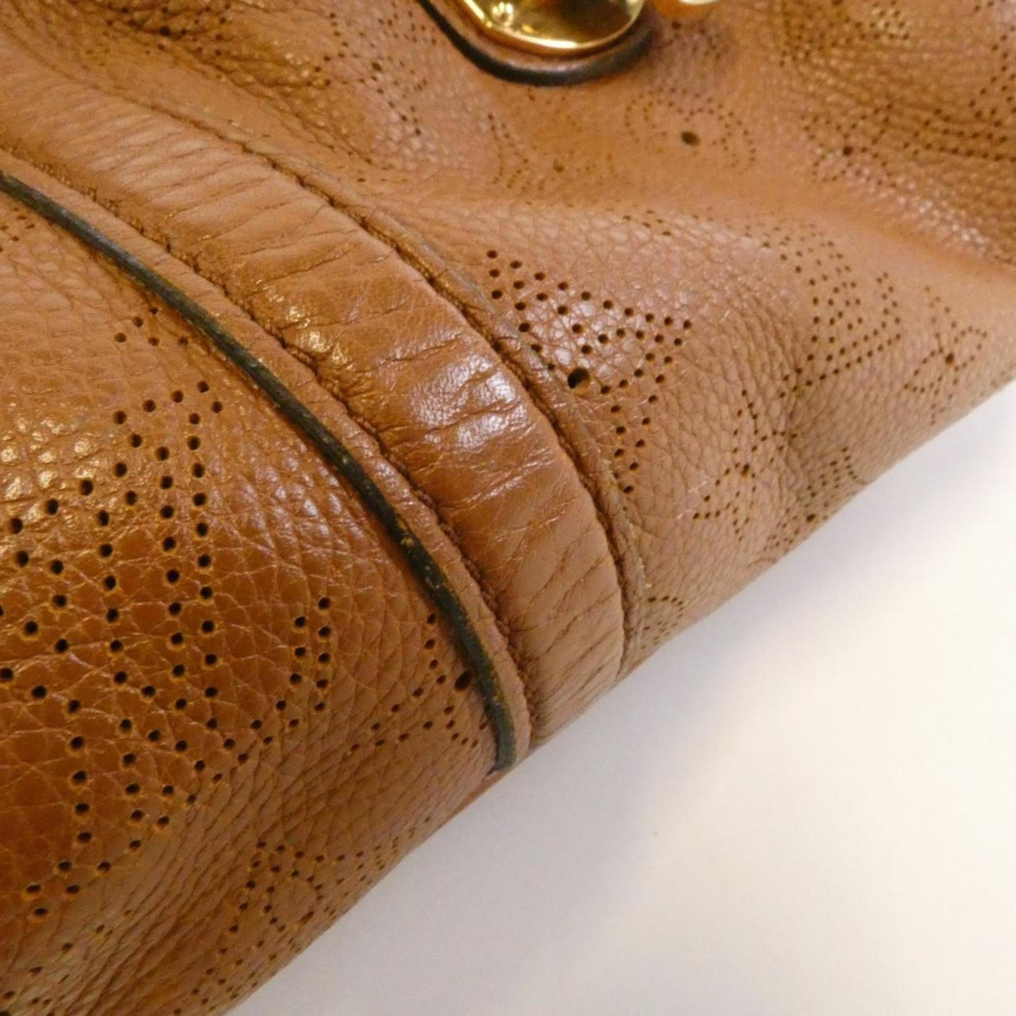 Louis Vuitton Cognac Leather Shoulder Bag