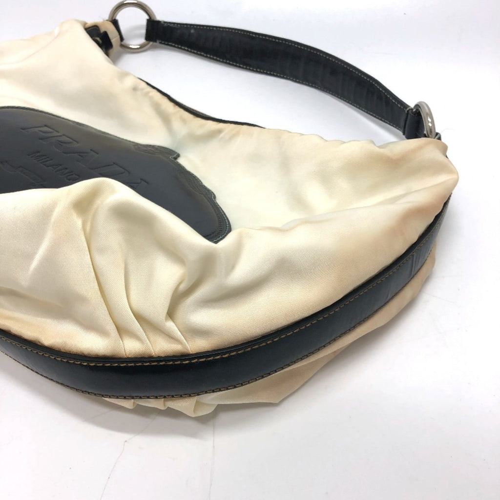 Prada White Cloth Shoulder Bag