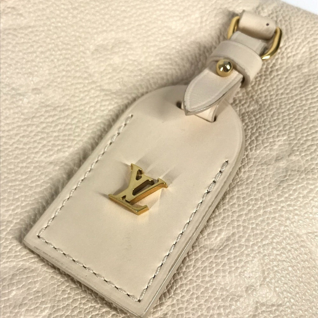 Louis Vuitton White Monogram Empreinte Handbag