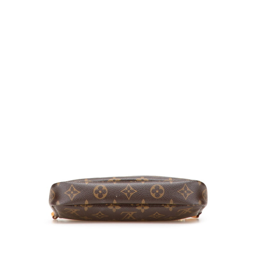 Louis Vuitton Monogram Brown Pvc Leather Pochette Pouch