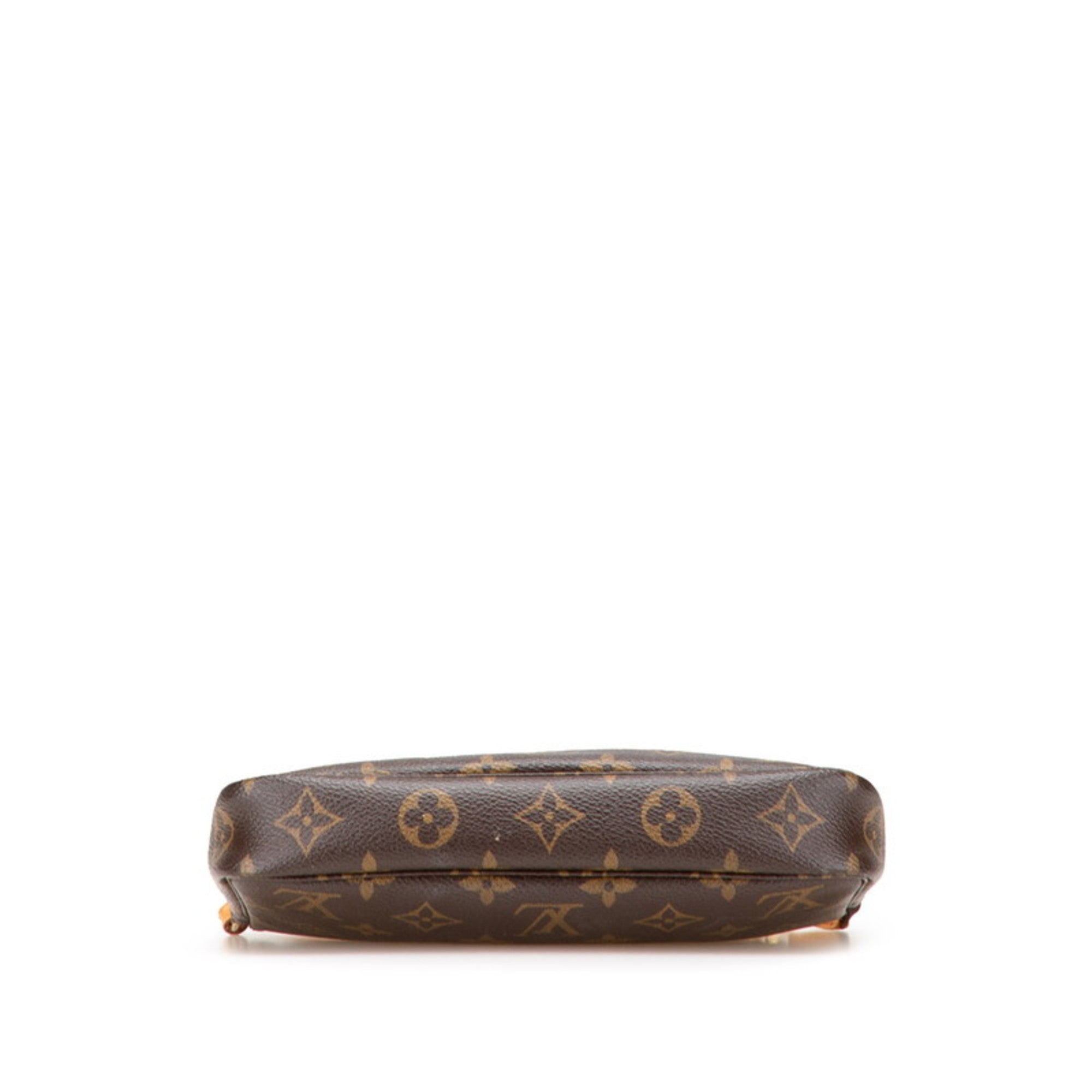 Louis Vuitton Monogram Brown Pvc Leather Pochette Pouch