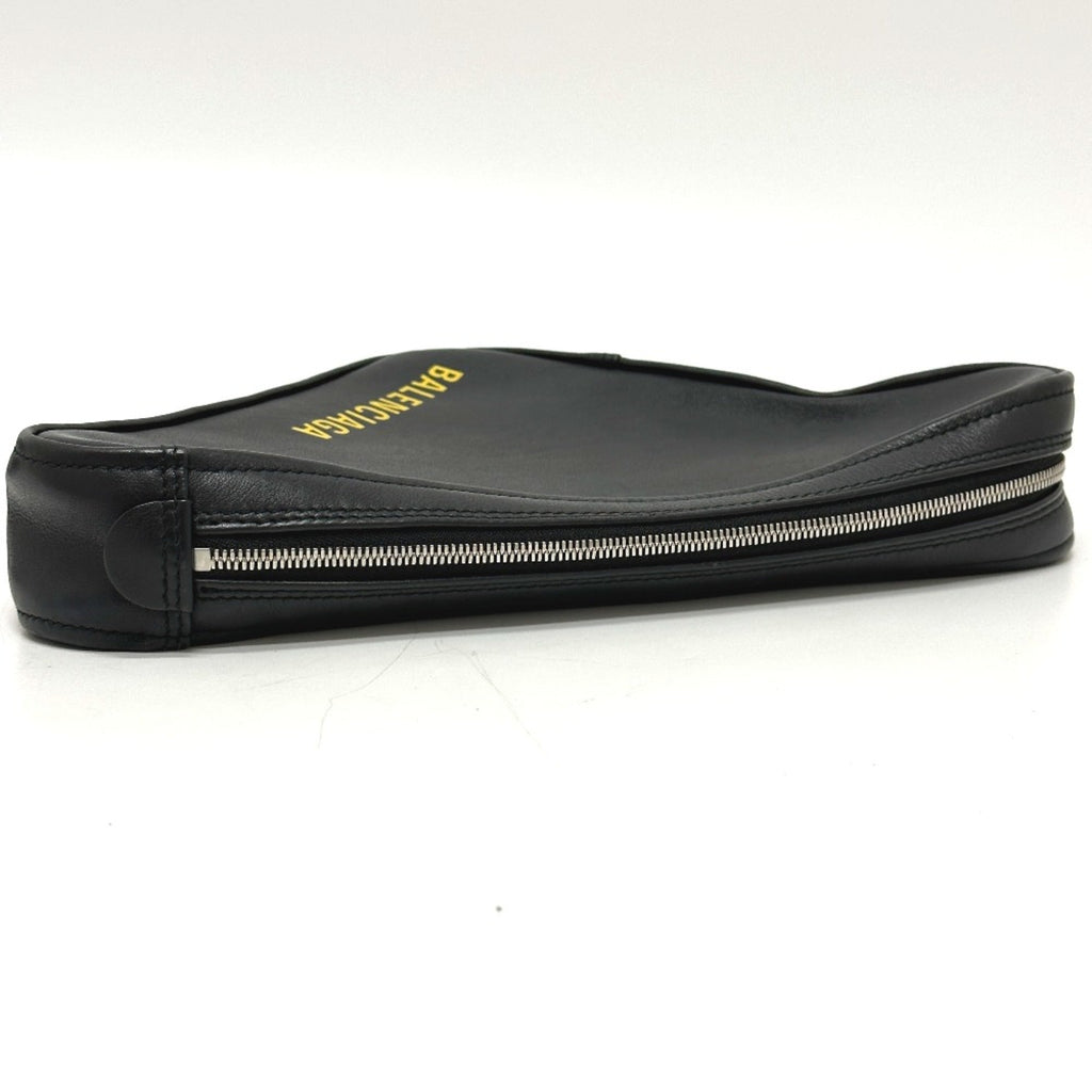 Balenciaga Black Leather Pouch