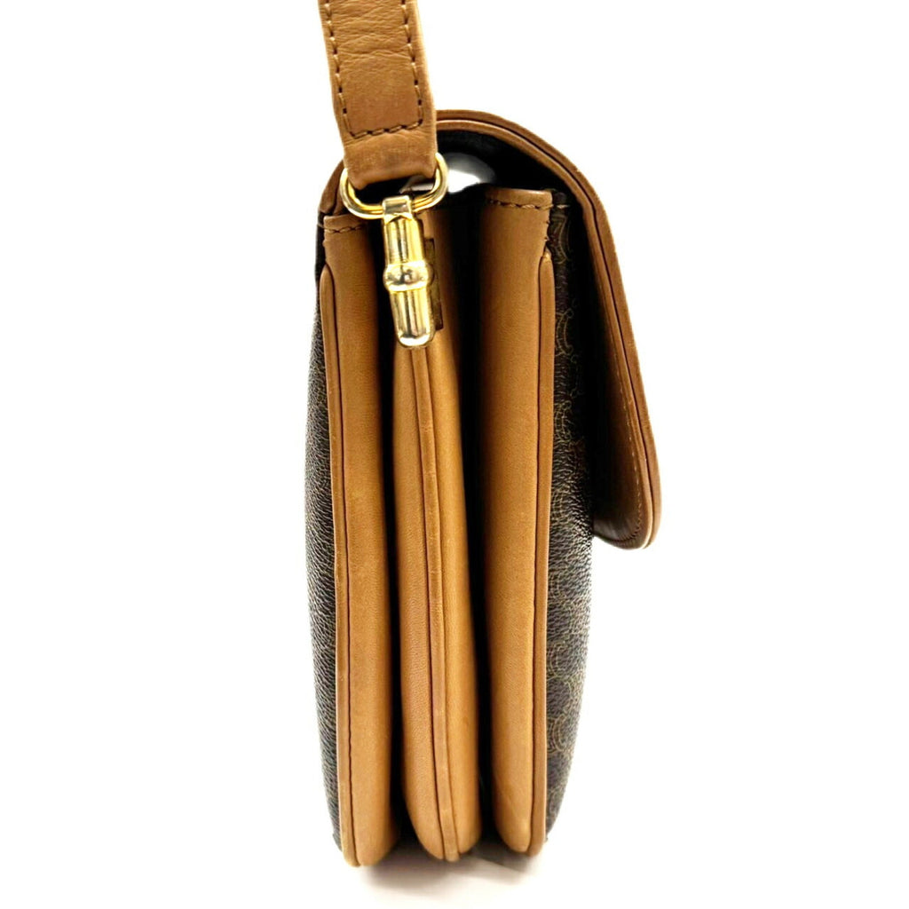 Celine Brown Pvc Shoulder Bag