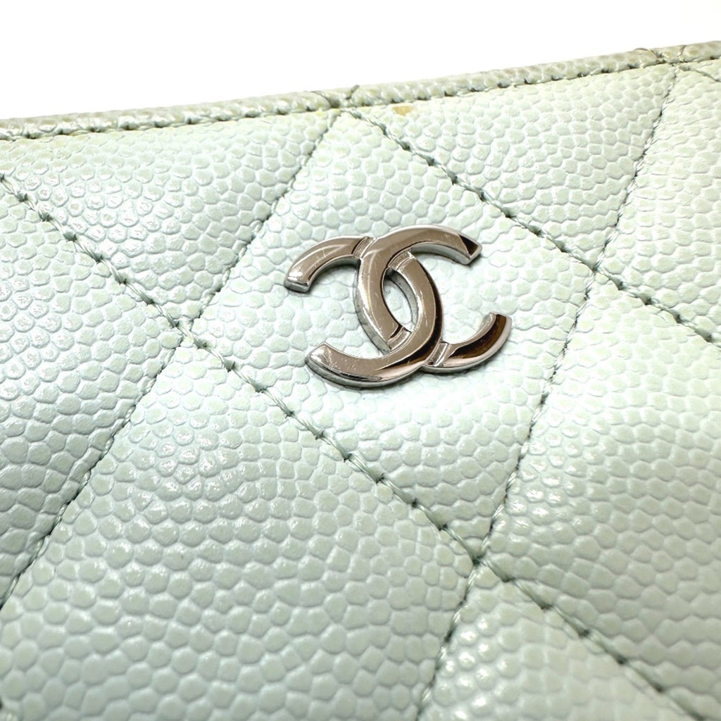 Chanel Blue Leather Shoulder Bag