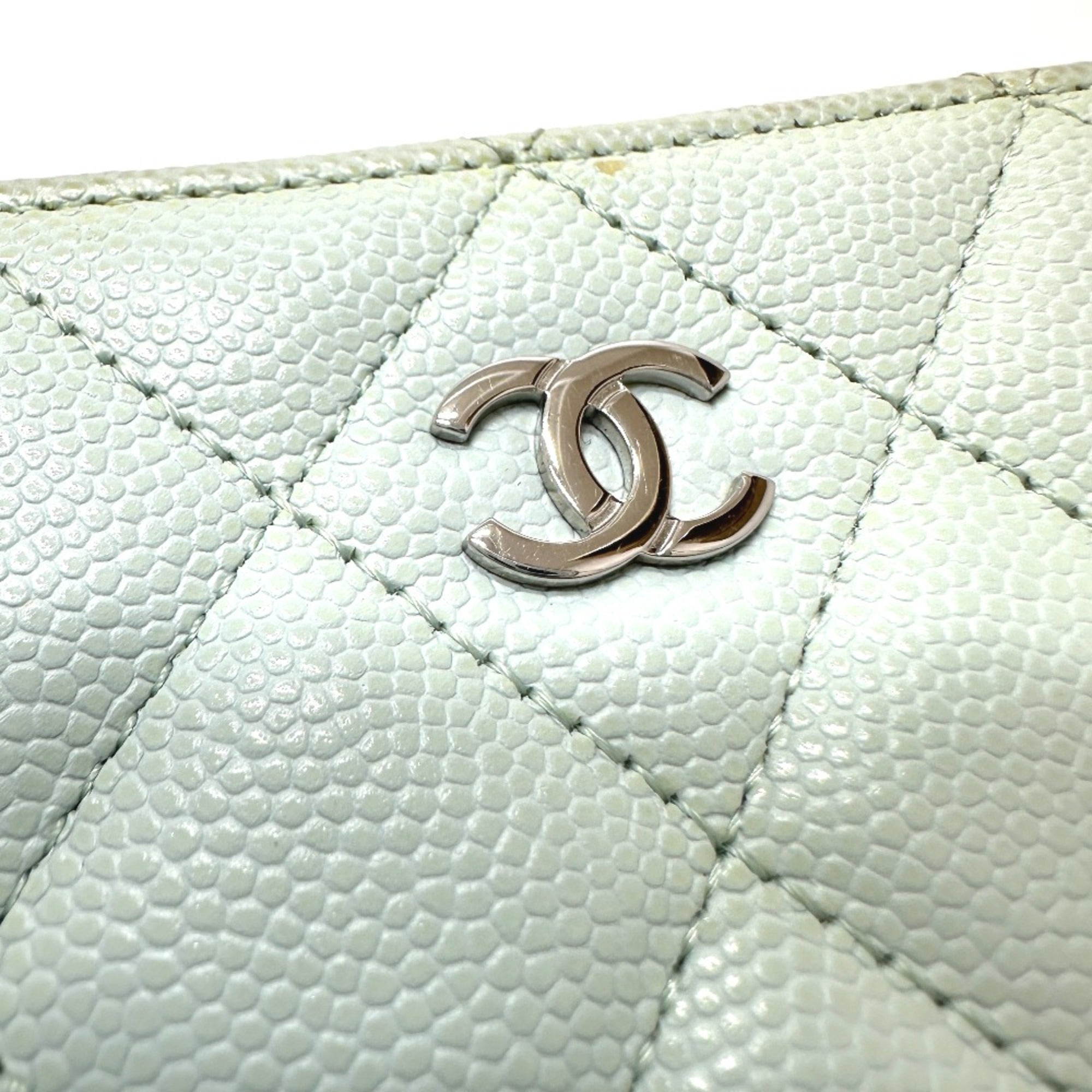 Chanel Blue Leather Shoulder Bag