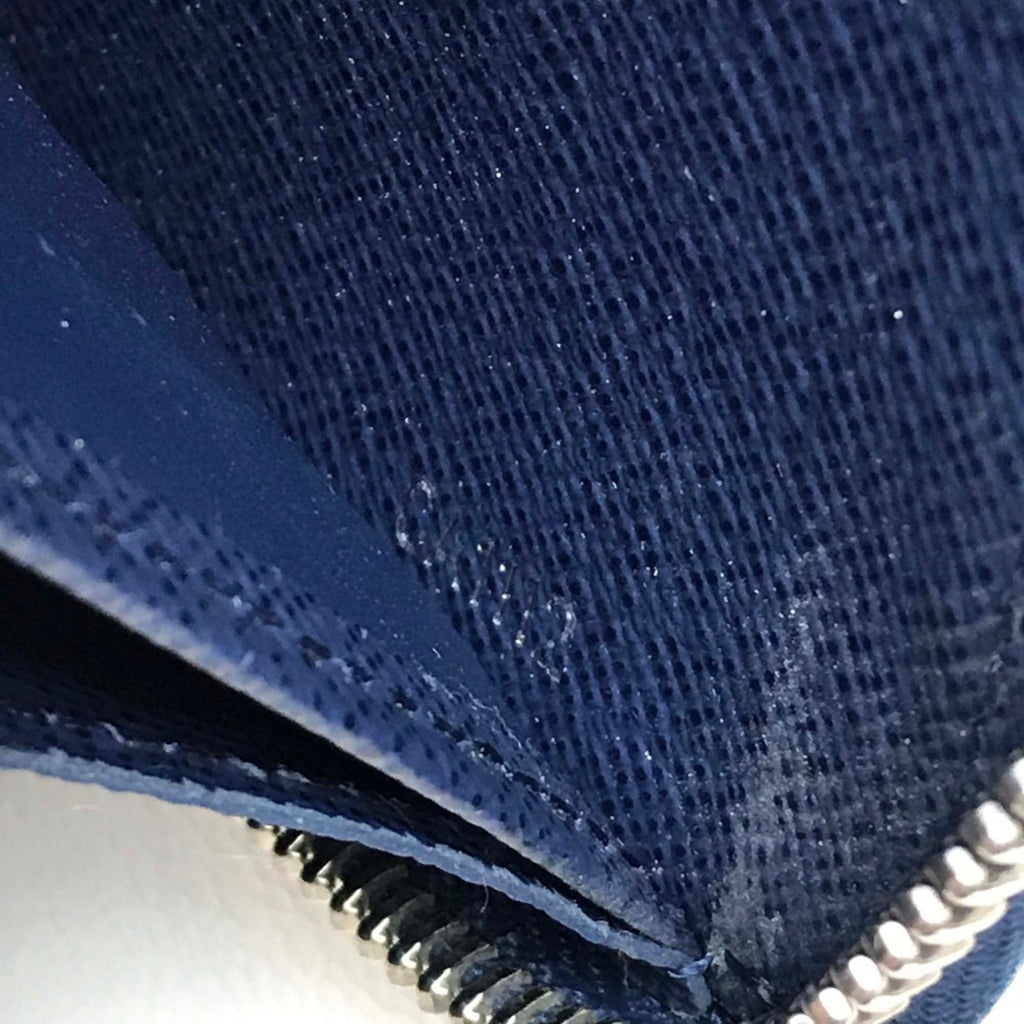 Louis Vuitton Blue Leather Long Wallet