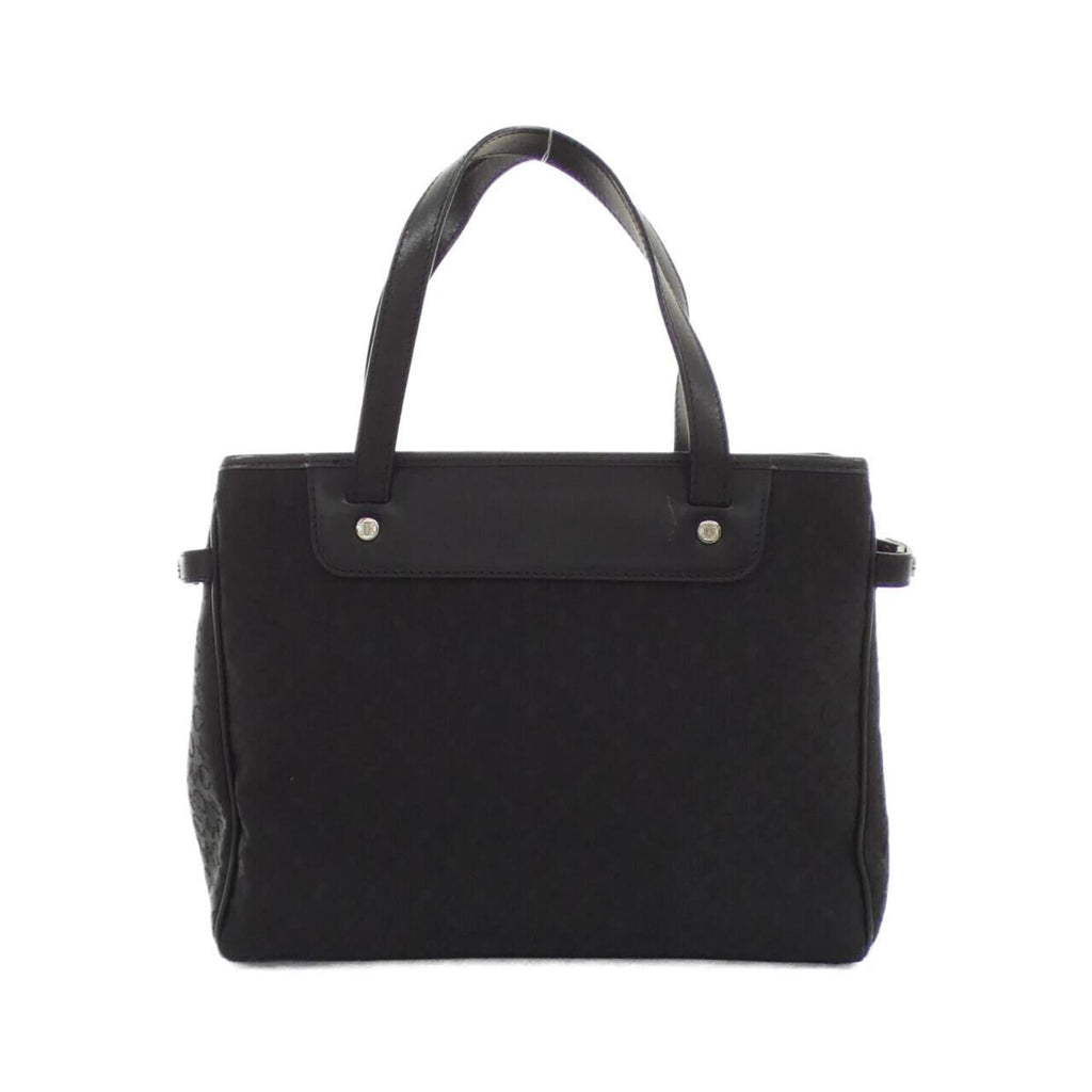Celine Black Canvas Handbag