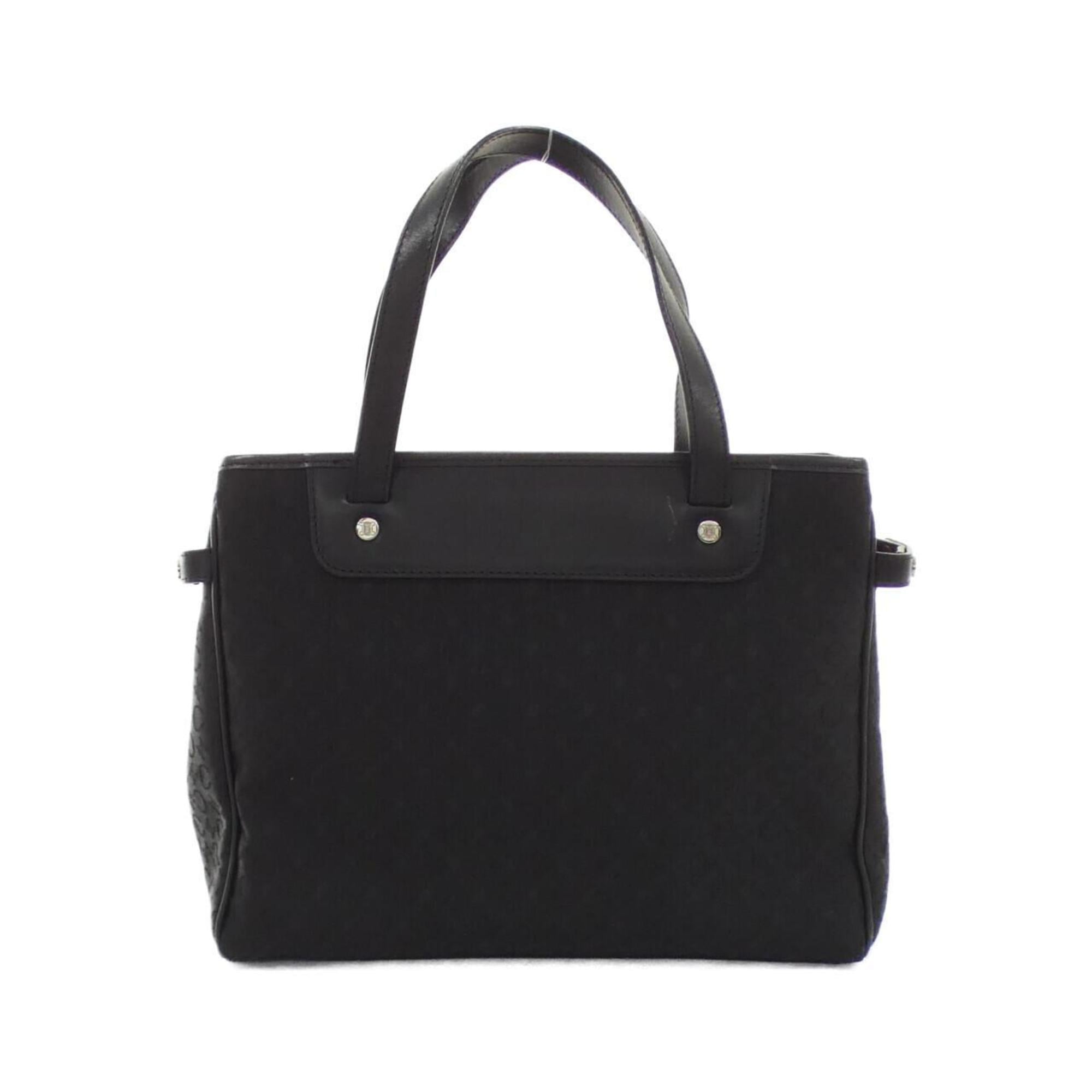 Celine Black Canvas Handbag