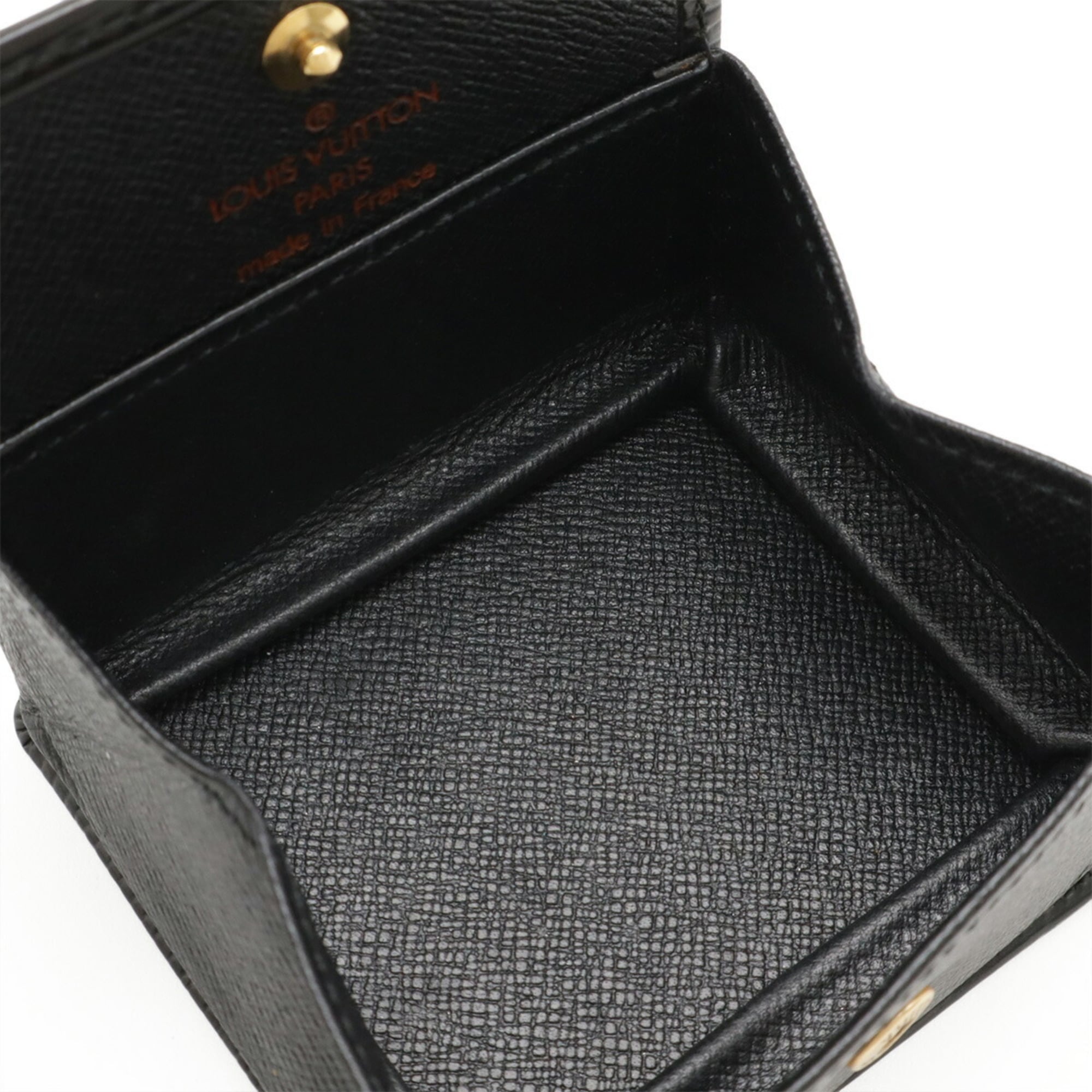 Louis Vuitton Epi Black Noir Epi Leather Coin Purse/Coin Case