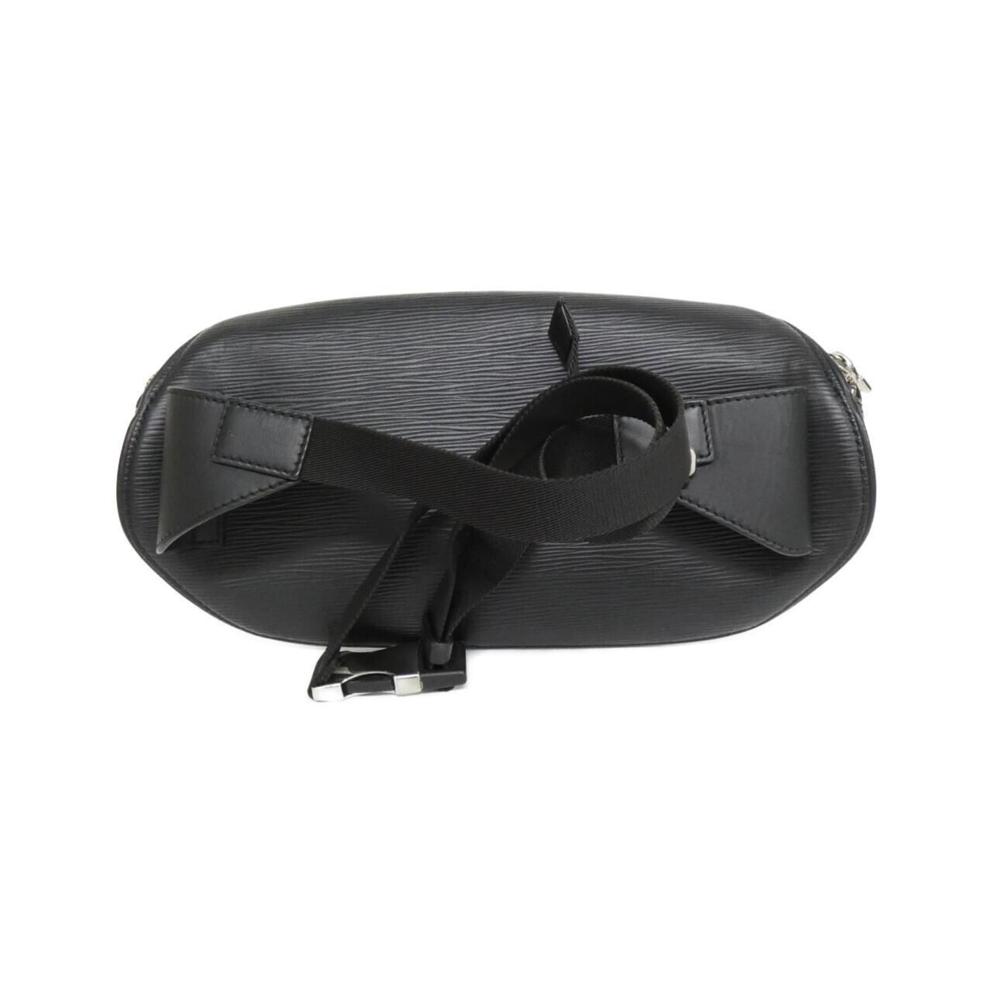 Louis Vuitton Black Leather Shoulder Bag