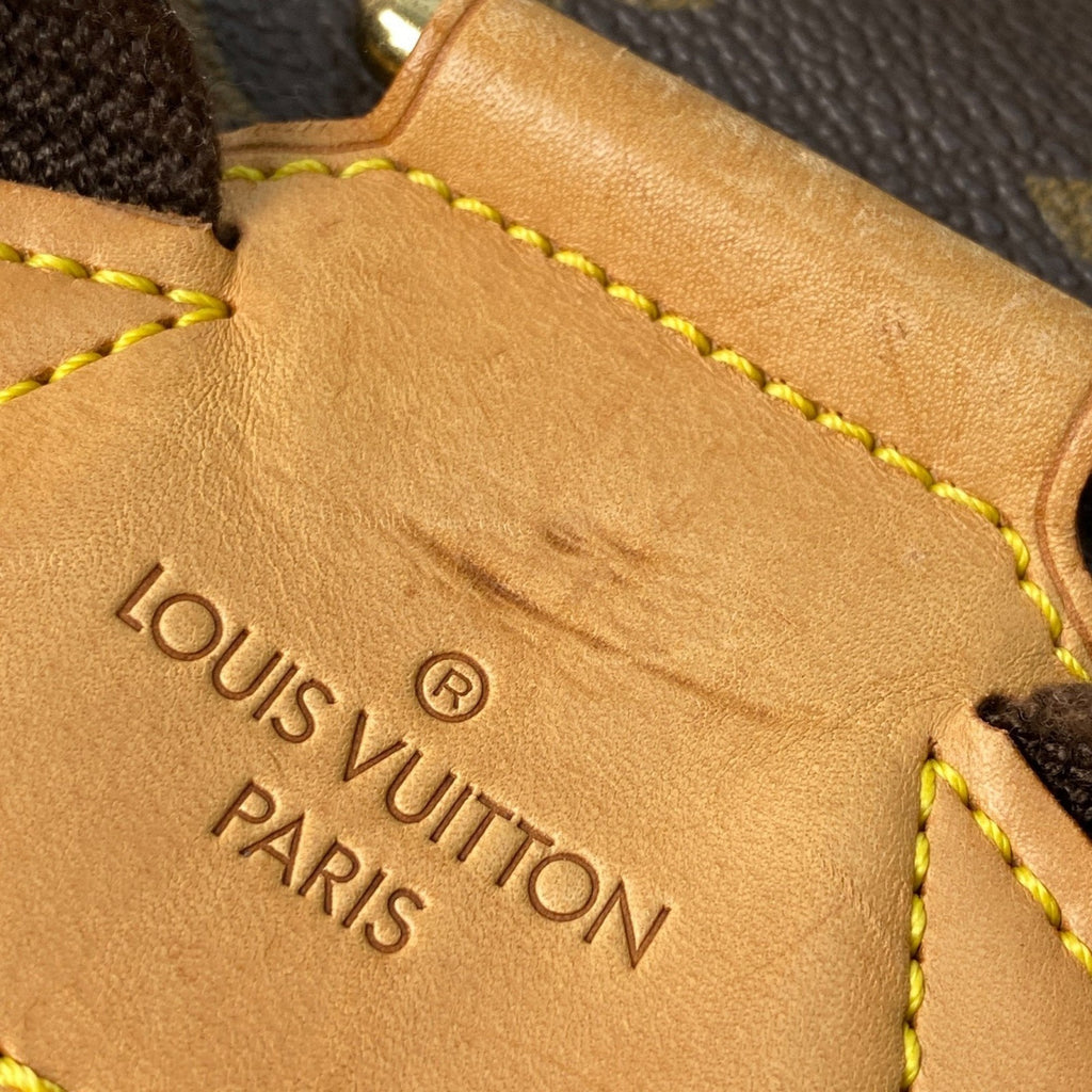 Louis Vuitton Brown Pvc Leather Backpack