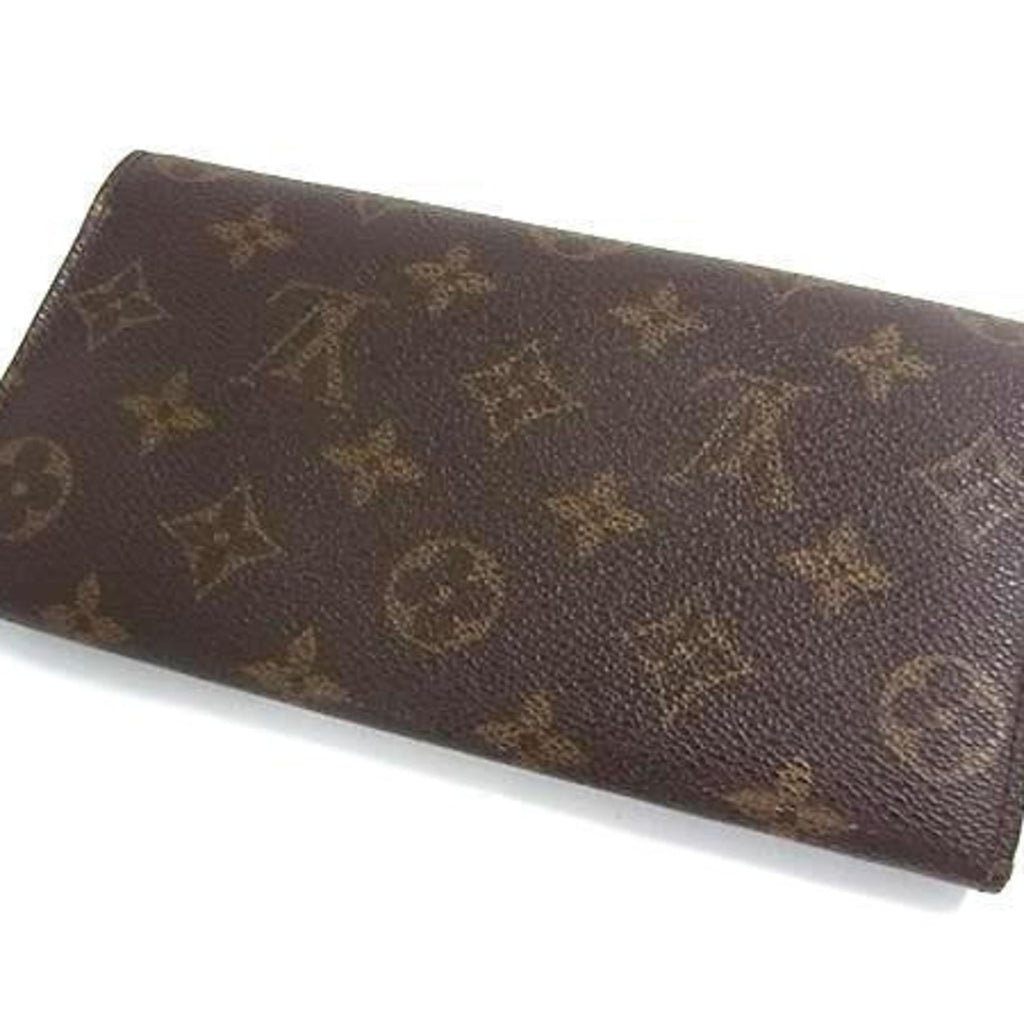 Louis Vuitton Monogram Brown Pvc Leather Long Wallet