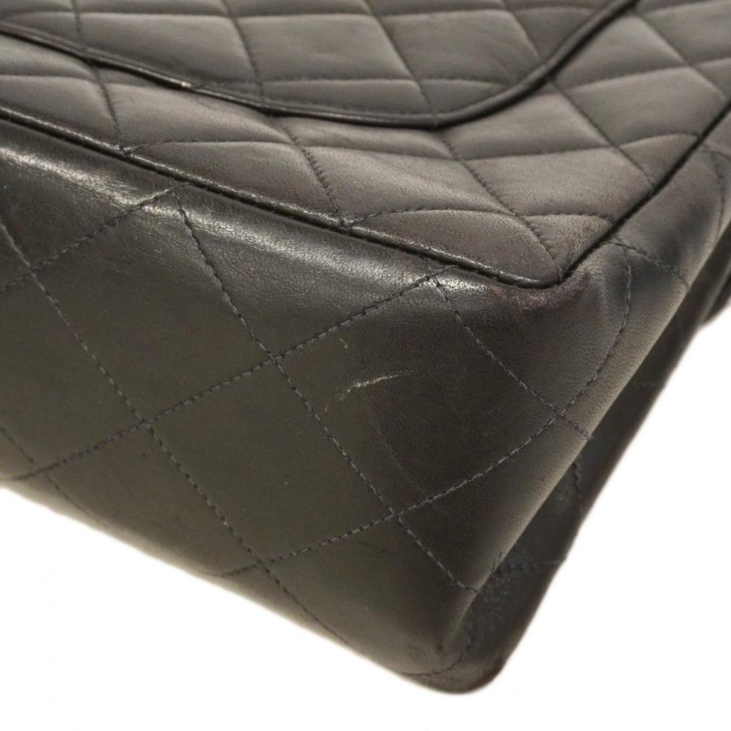 Chanel Black Leather Shoulder Bag