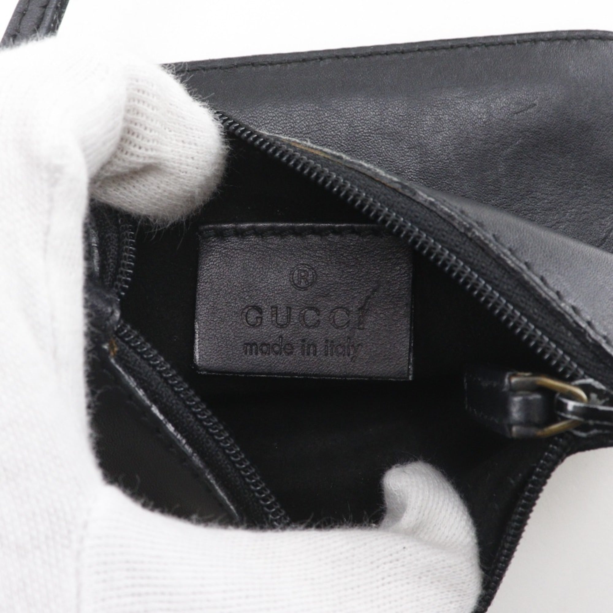 Gucci Black Leather Tote Bag (Pre-Owned)