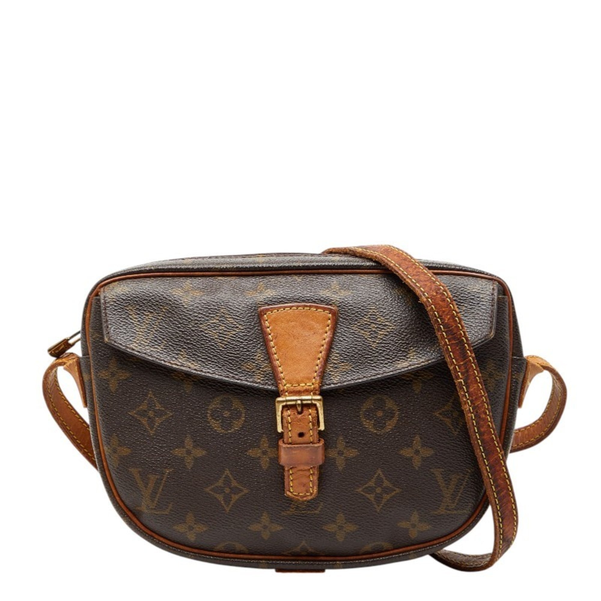 Louis Vuitton Brown Pvc Leather Shoulder Bag