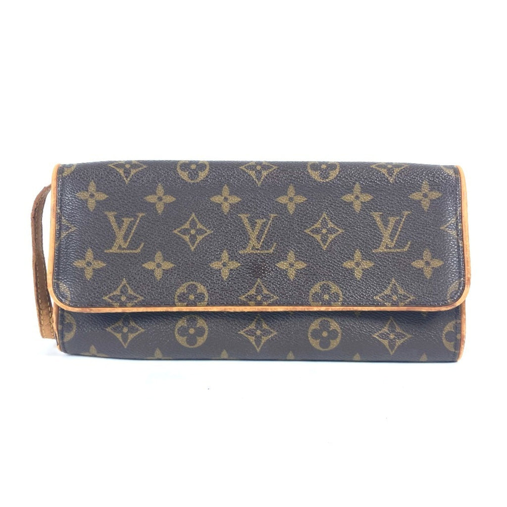 Louis Vuitton Brown Monogram Monogram Clutch Bag Pochette Shoulder Bag
