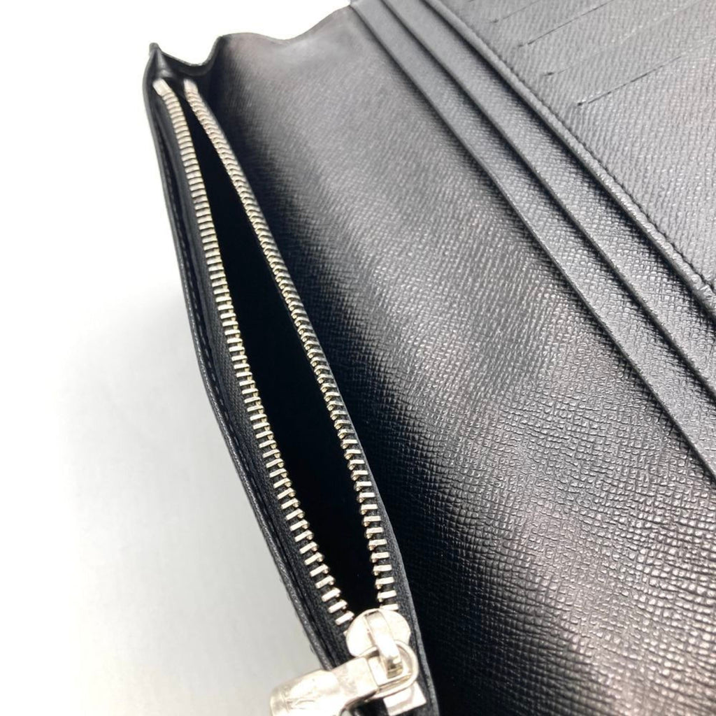 Louis Vuitton Black Damier Graphite Damier Graphite Long Wallet