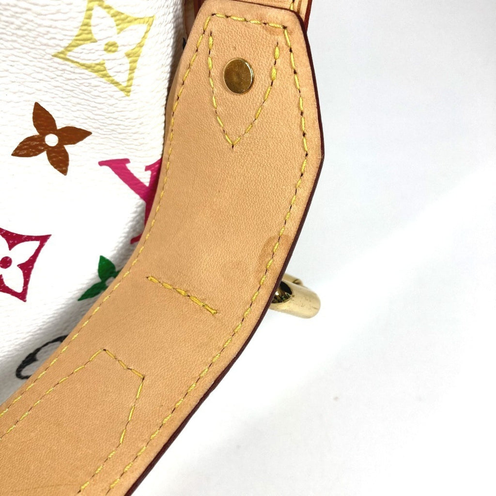Louis Vuitton Blanc White Monogram Multicolore Shoulder Bag