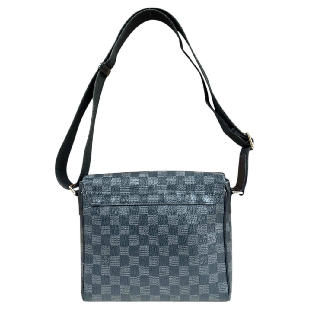 Louis Vuitton Black Gray Or Damier Graphite Shoulder Bag
