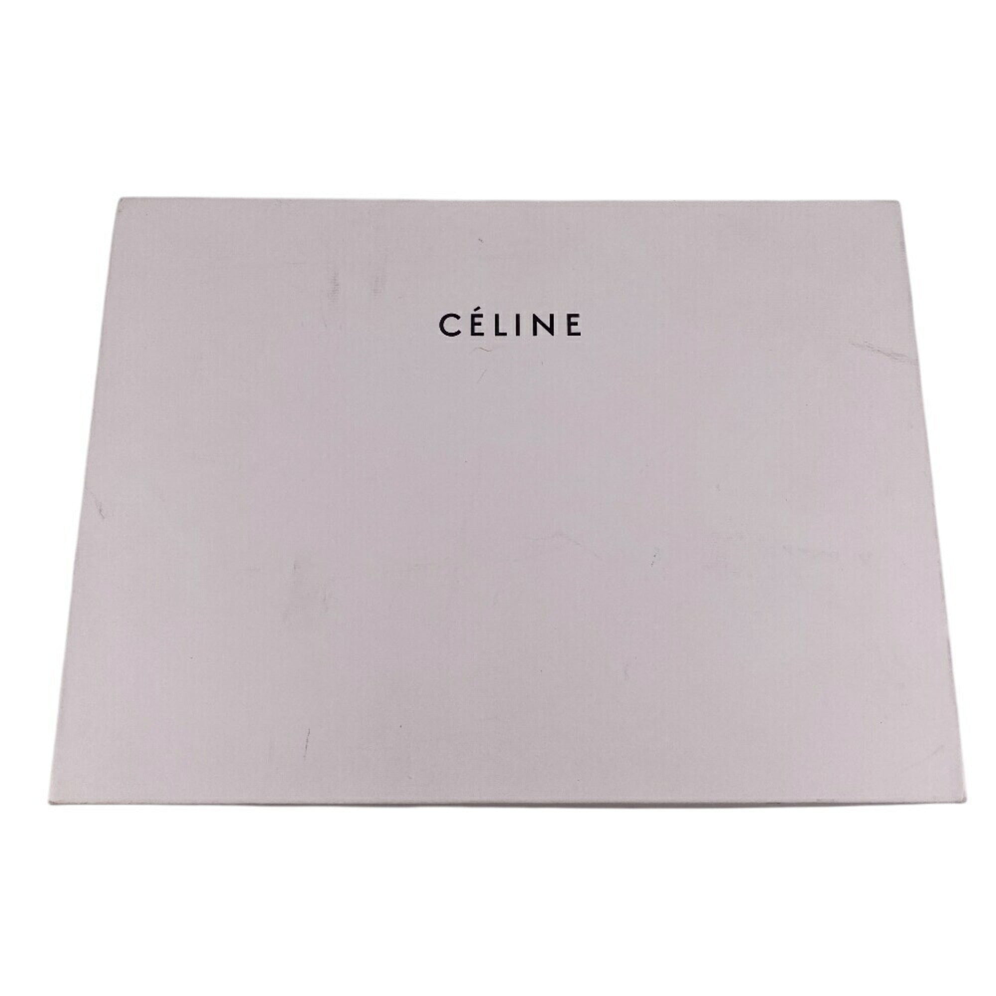 Celine Bordeaux Leather Long Wallet (Bi-Fold)