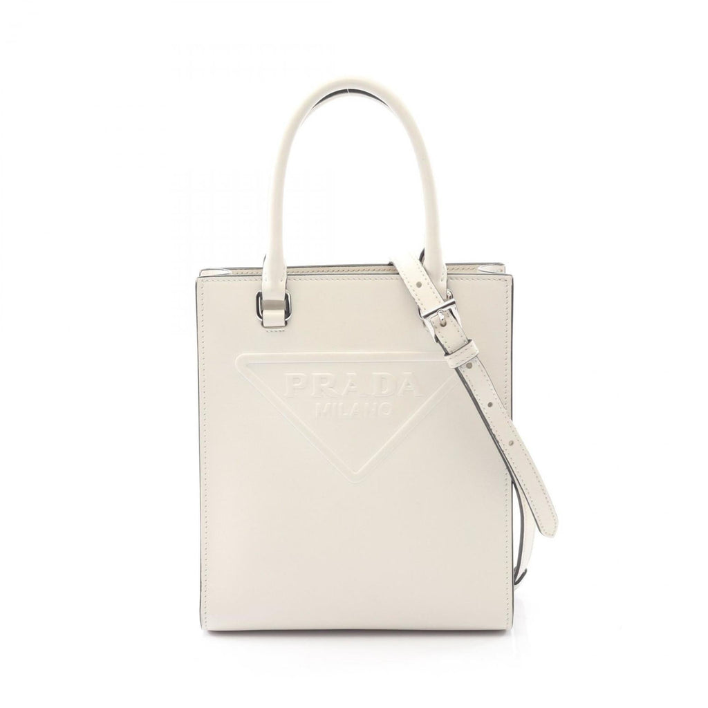 Prada White Leather Handbag
