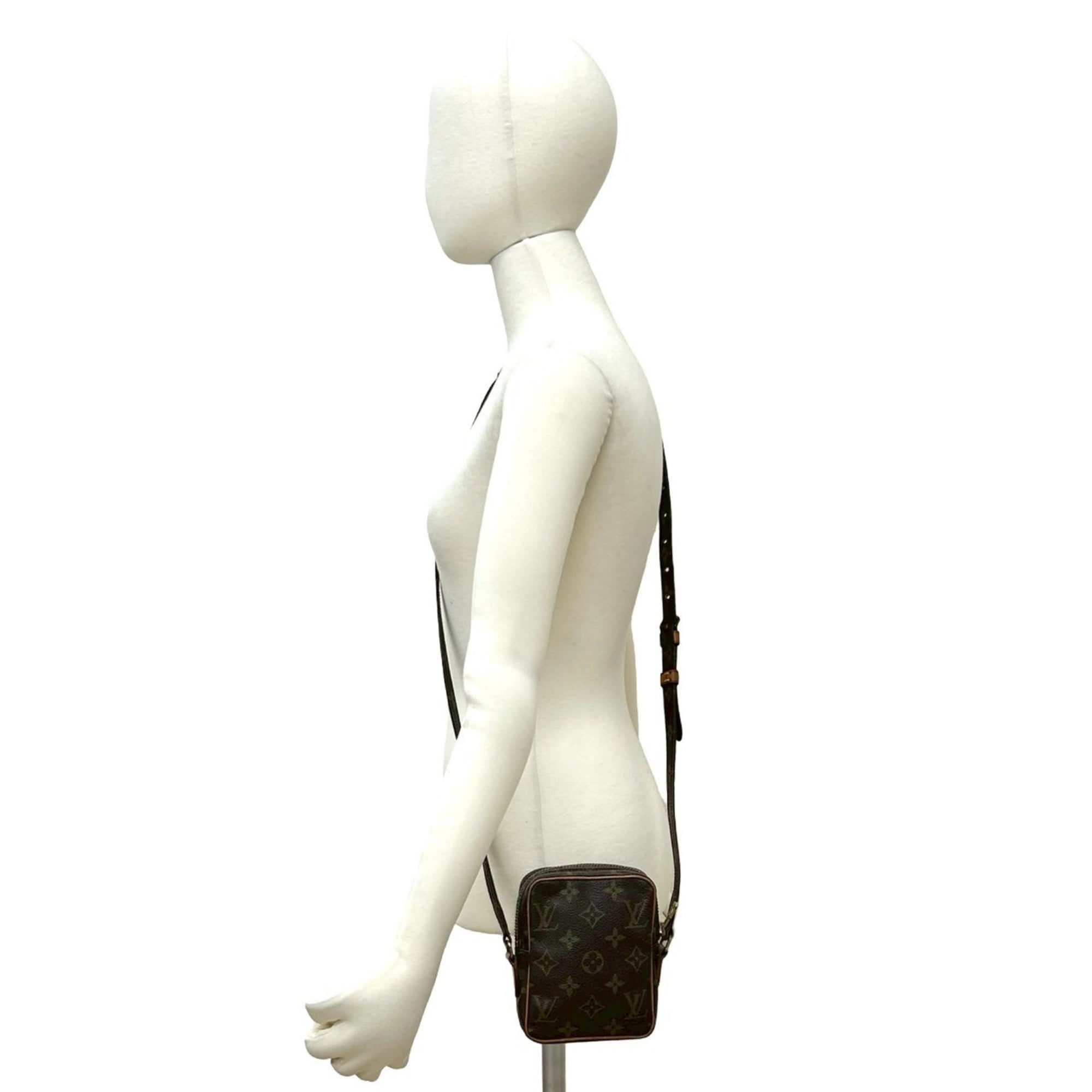 Louis Vuitton Brown Leather Pvc Pochette Shoulder Bag