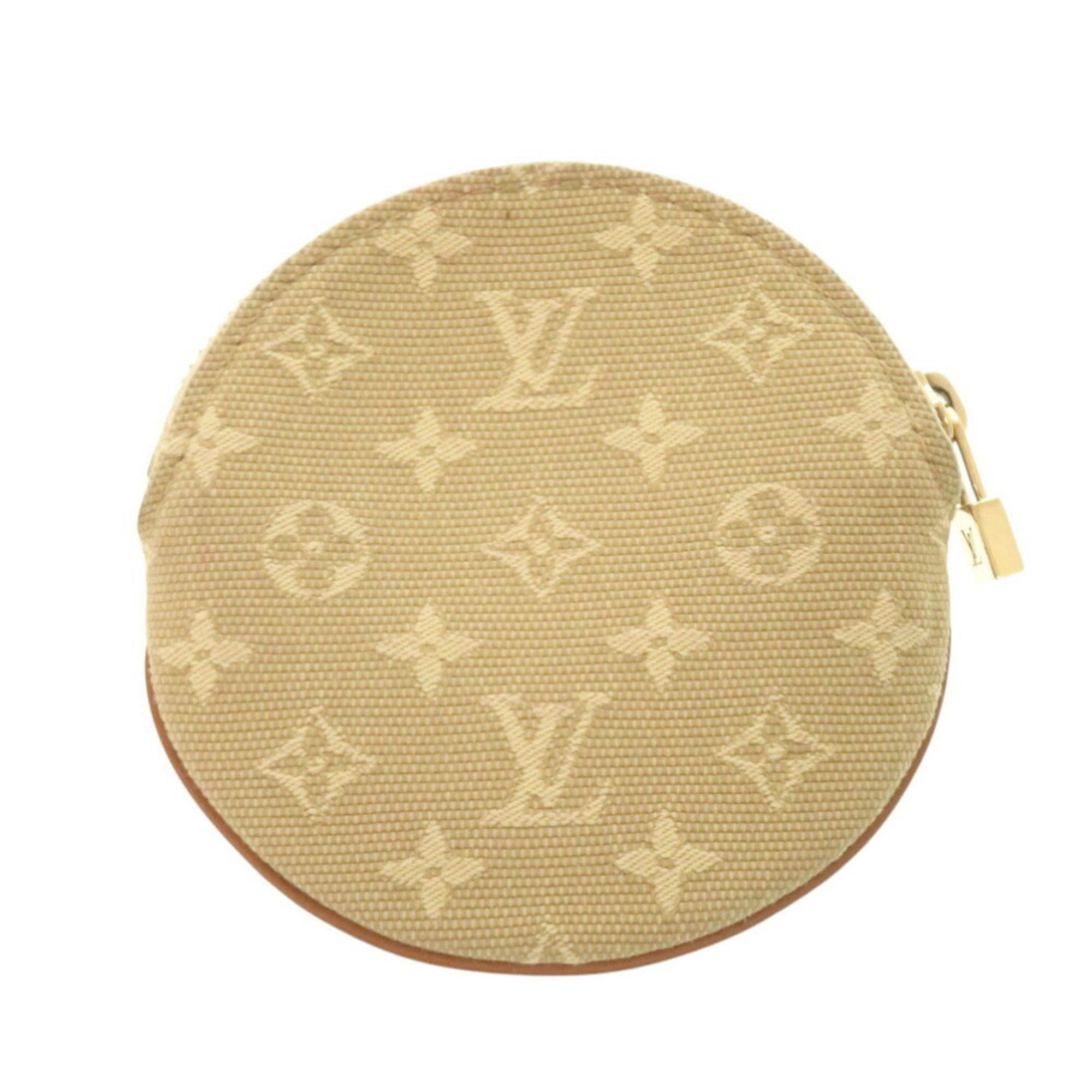 Louis Vuitton Beige Monogram Mini Coin Purse/Coin Case
