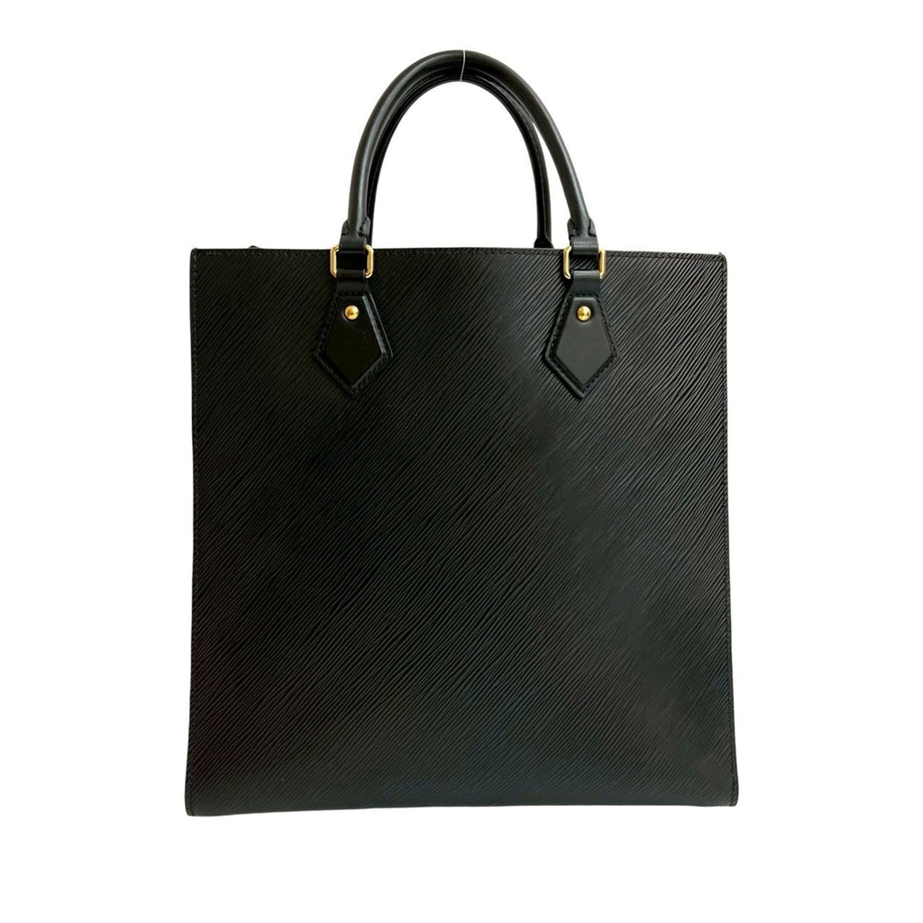 Louis Vuitton Black Epi Leather Handbag Shoulder Bag Tote Bag