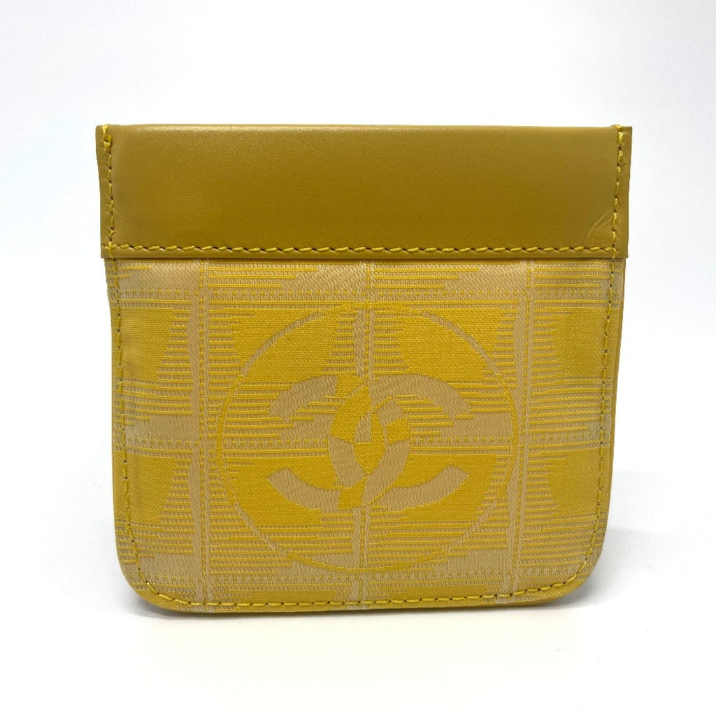 Chanel Yellow Leather Coin Purse/Coin Case