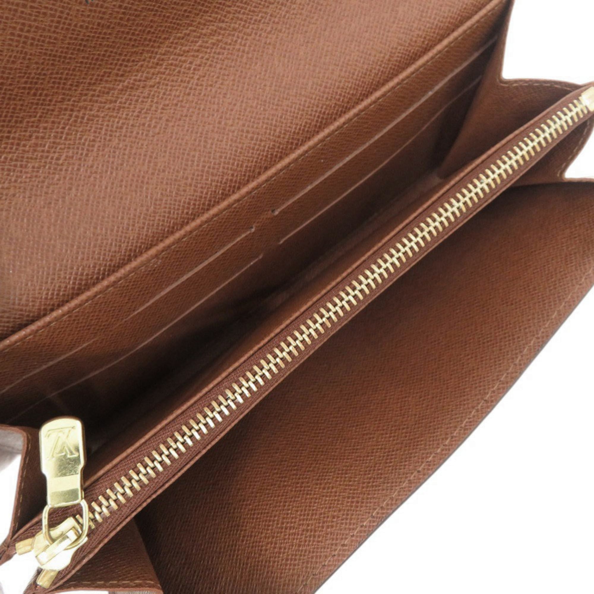 Louis Vuitton Brown Monogram Monogram Long Wallet