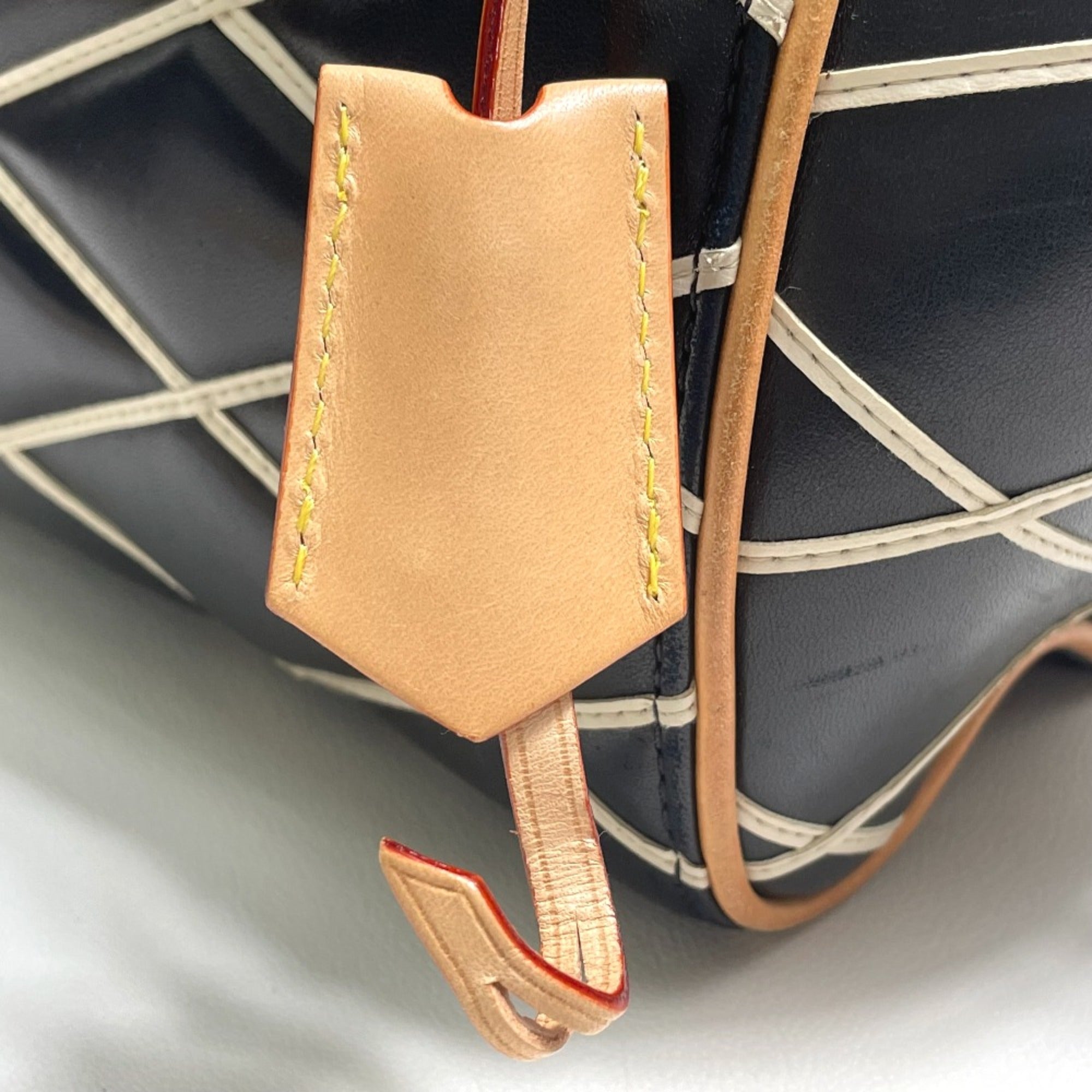 Louis Vuitton Black Leather Handbag