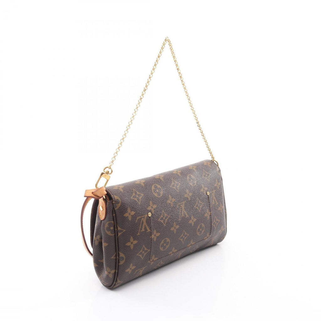 Louis Vuitton Brown Coated Canvas Leather Handbag