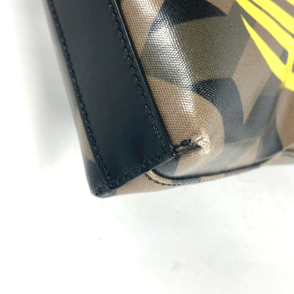 Fendi Brown Multi-Color Pvc Shoulder Bag