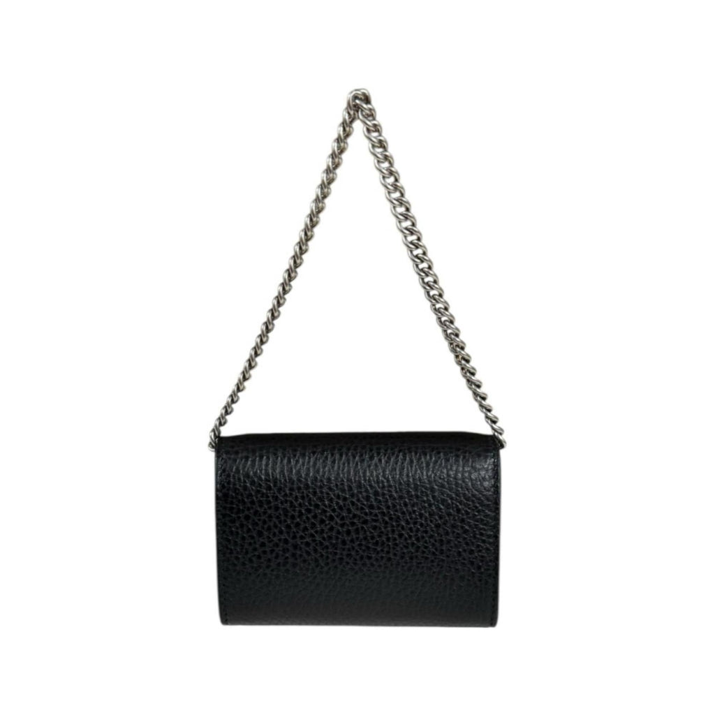 Gucci Black Leather Coin Purse/Coin Case (Pre-Owned)