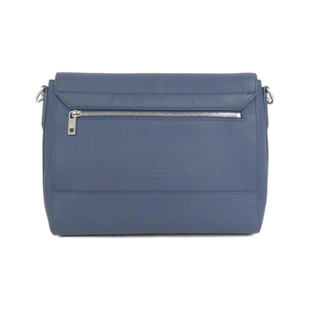 Louis Vuitton Blue Leather Shoulder Bag