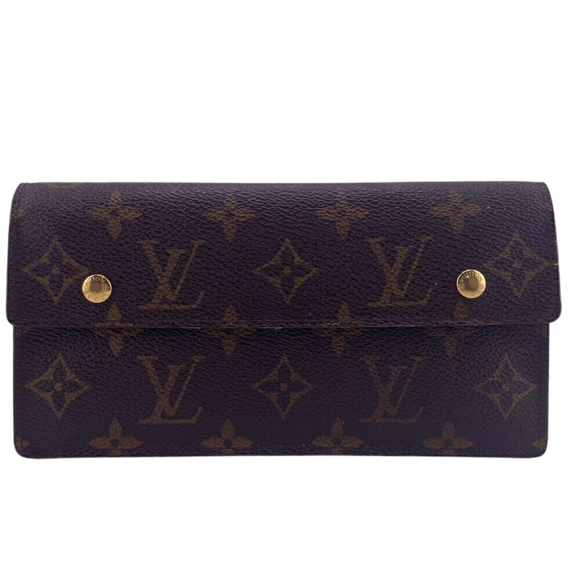 Louis Vuitton Monogram Brown Monogram Long Wallet