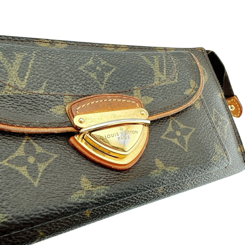 Louis Vuitton Brown Leather Coin Purse/Coin Case