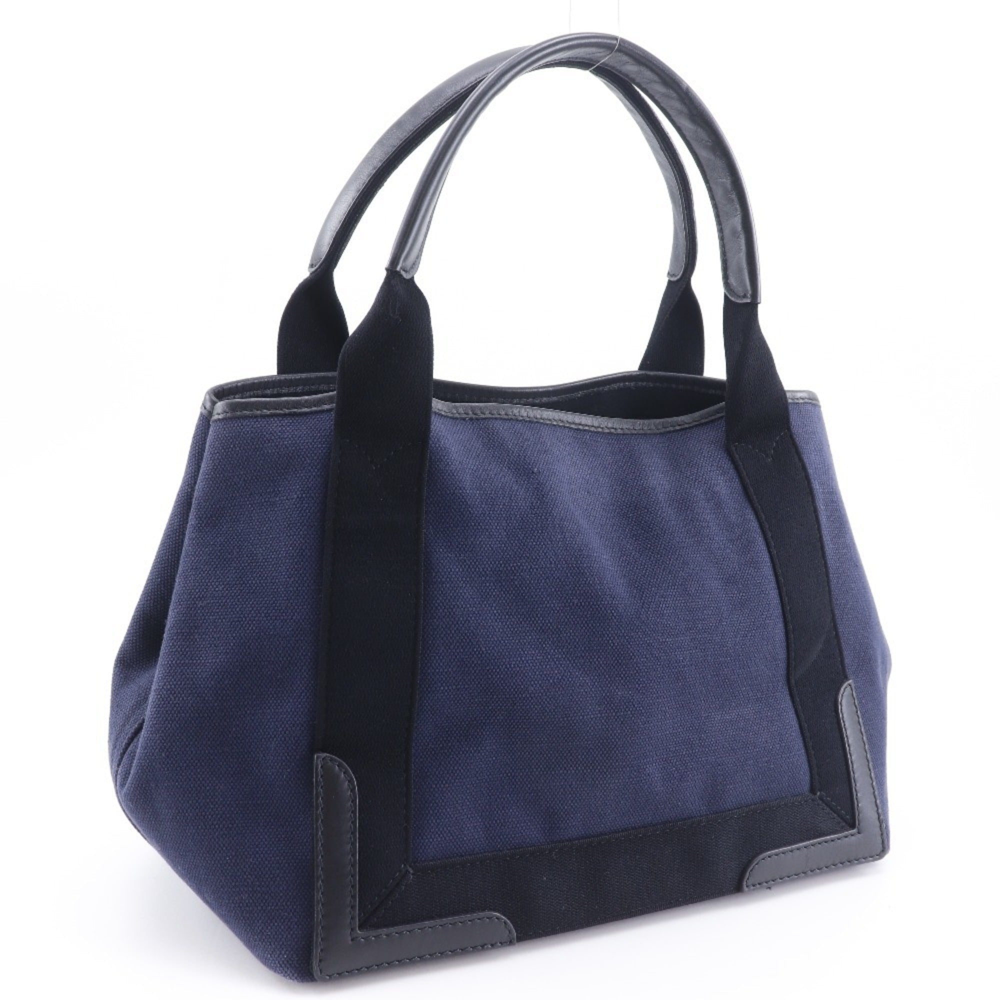 Balenciaga Navy Canvas Tote