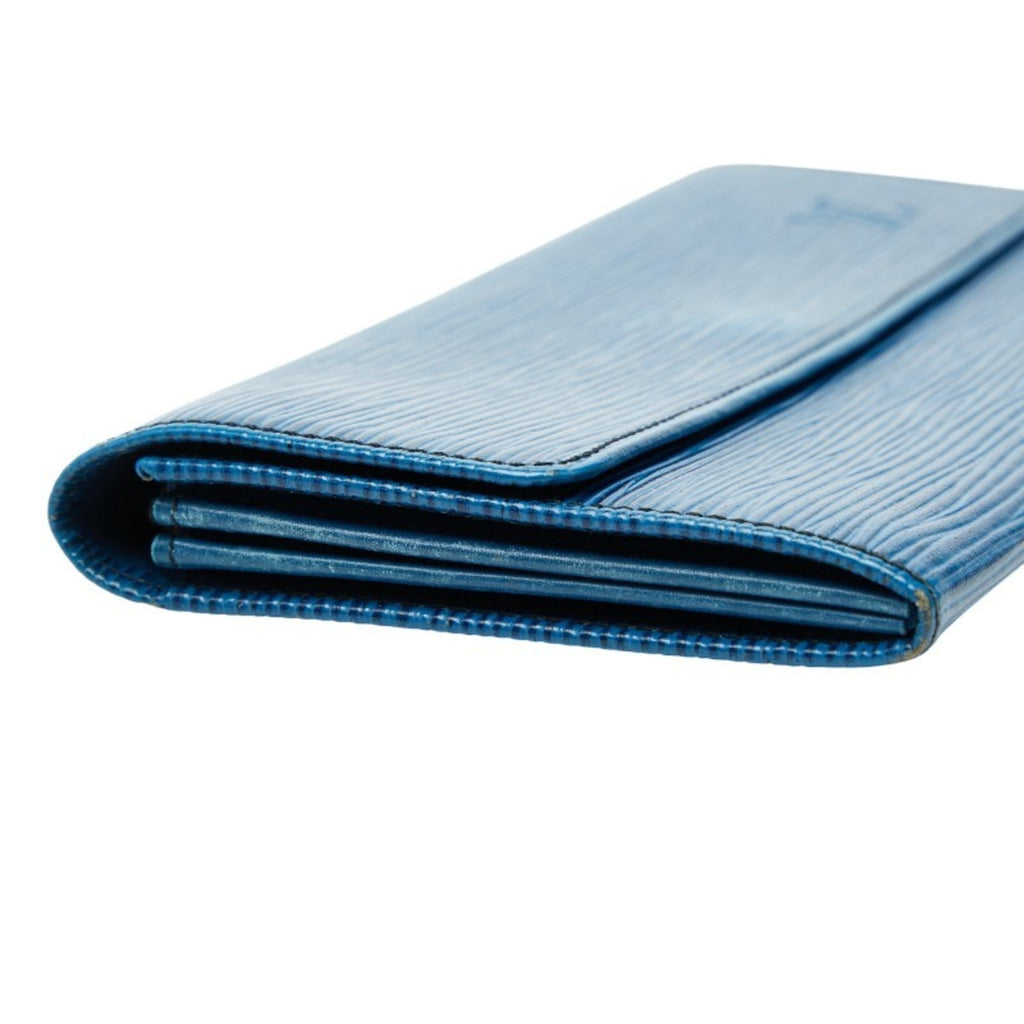 Louis Vuitton Epi Toledo Blue Leather Long Wallet
