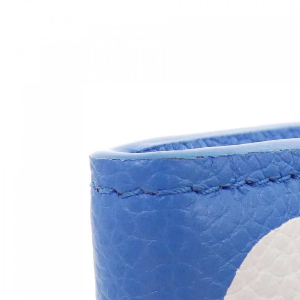 Louis Vuitton Monogram Empreinte Blanc Blue Leather Coin Purse/Coin Case