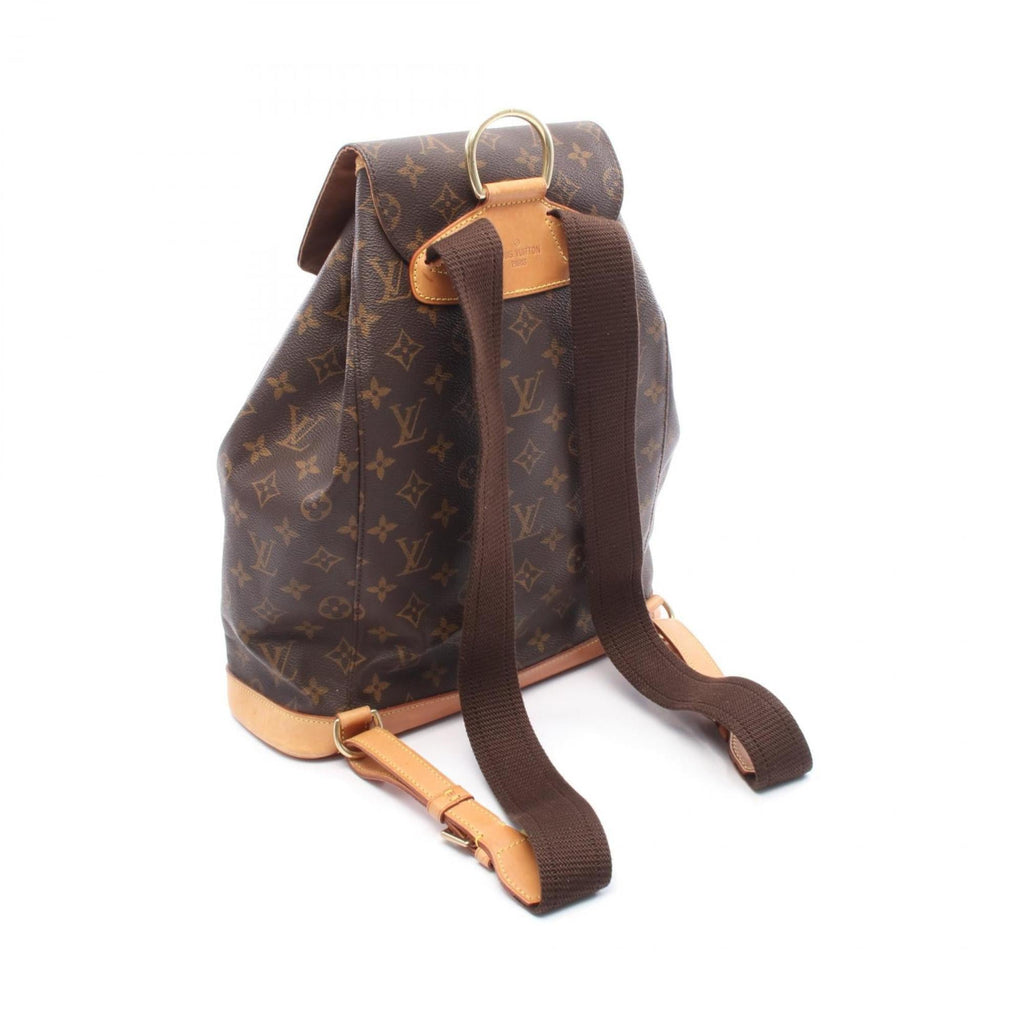 Louis Vuitton Brown Monogram Coated Canvas Backpack